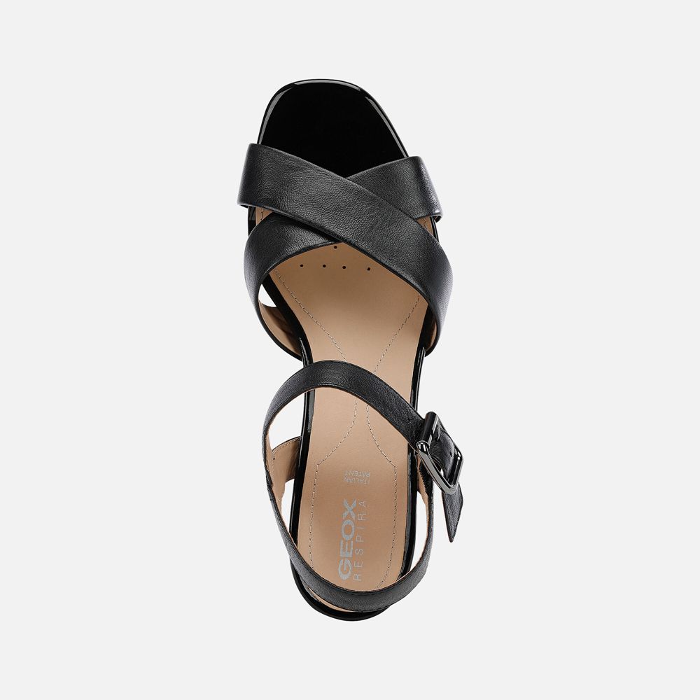 Sandales Geox Genziana - Noir - Femme 746503-BUC